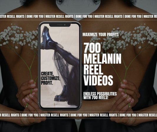 700 Melanin Reels Plus FREE Gifts | MRR/PLR