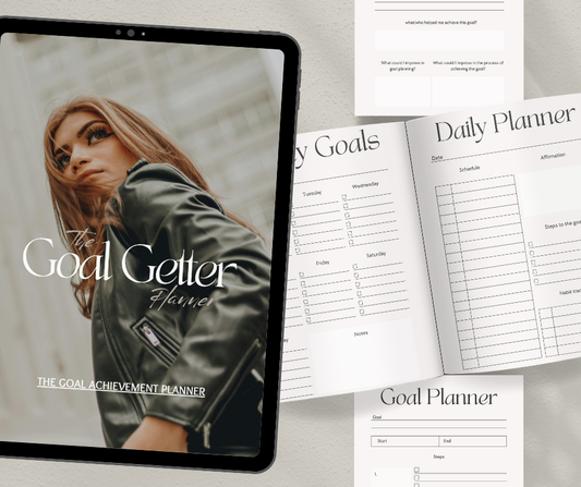 Goal Getter Planner | The Goal Achievement Planner | PLR/MRR