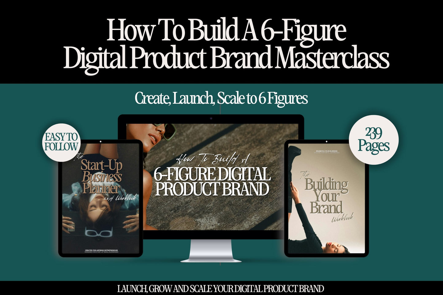 HOW TO BUILD A 6 FIGURE DIGITAL BRAND MASTERCLASS | PLR/MRR